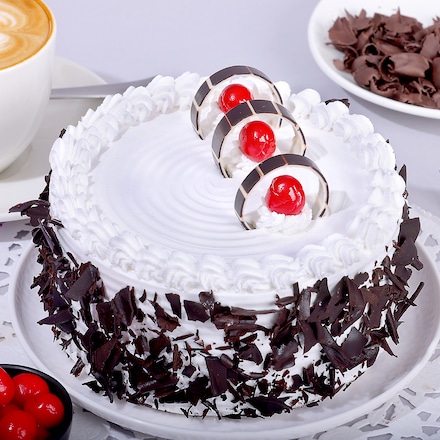 White Forest Cake